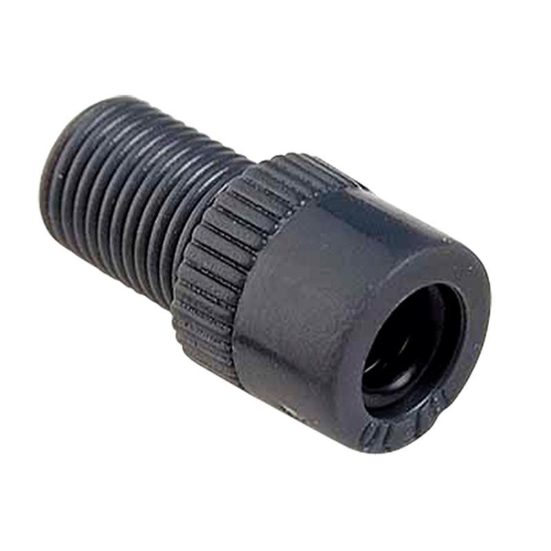RACCORD/TRANSFORMATEUR/ADAPTATEUR POMPE SCHRADER EN PRESTA PLASTIC AVEC JOINT