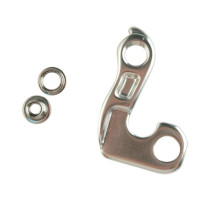 PATTE DERAILLEUR ALU  ADAPTABLE    CADRE MBK/MERLIN/FOCUS/CUBE/DECATHLON/HAIBIKE (GH-012)