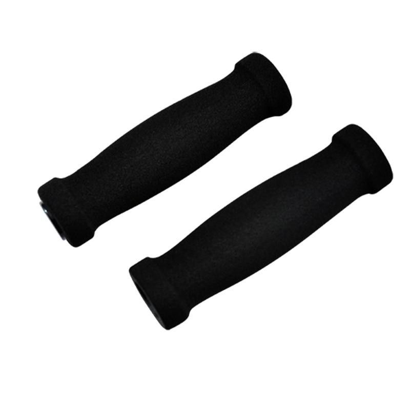 POIGNEE VELO MOUSSE OPTIMIZ NOIR AVEC BOUCHON 130MM (PR)