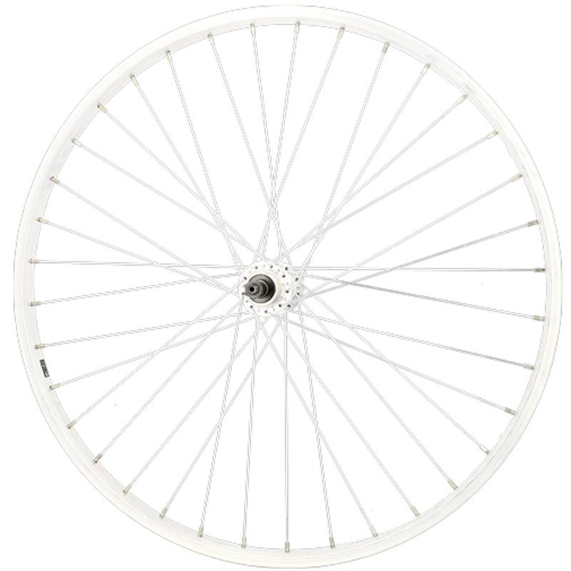 ROUE VTT 26" AR BLOCAGE JANTE ARGENT MACH1. M110 MOY MICHE MAGNUM V-BRAKE A VISSER 5/6/7V