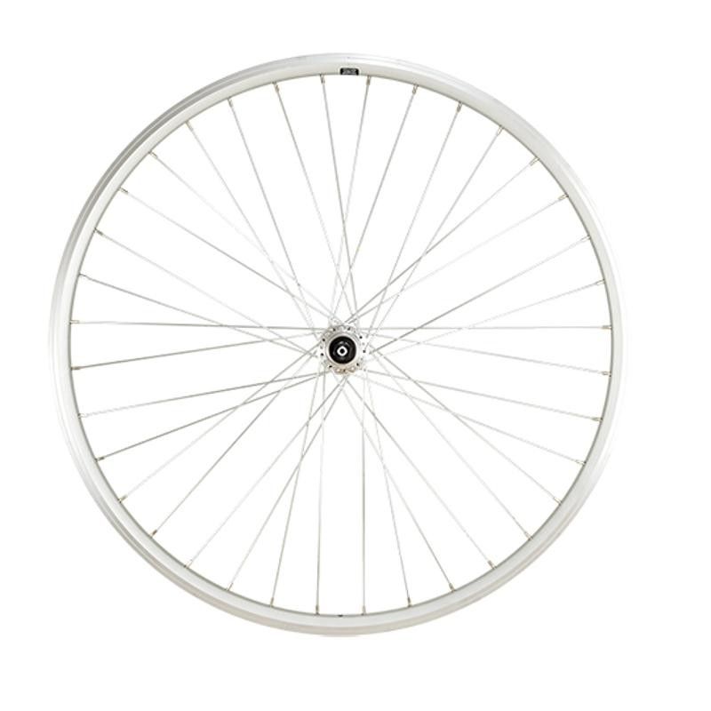 ROUE VTC 28" AR BLOCAGE JANTE ARGENT MACH1 ER10. MOY.MICHE MAG.A VISSER 5/6/7V V-BRAKE 36T