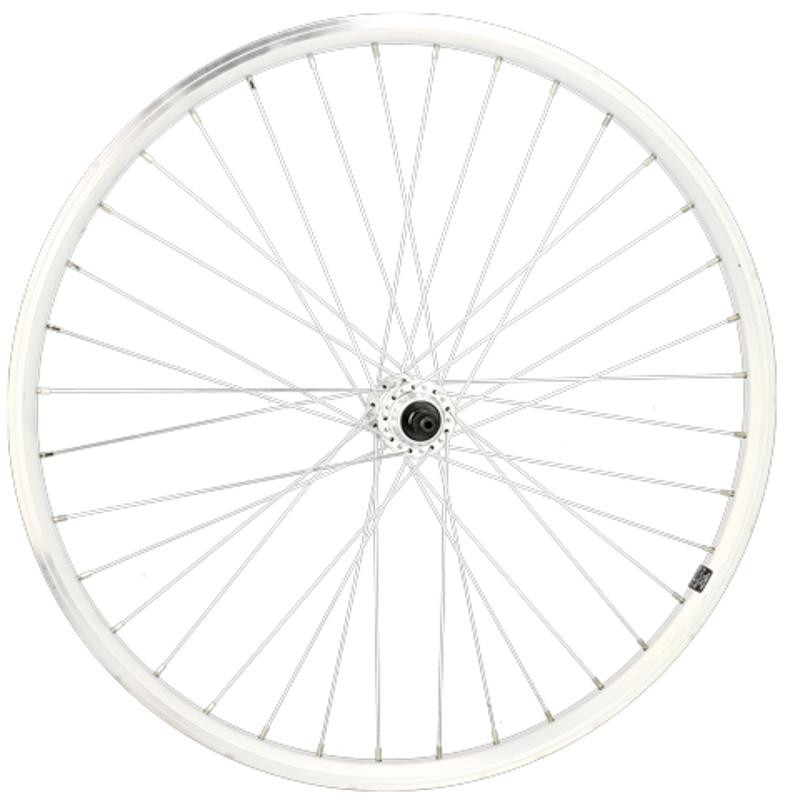 ROUE VTT 26" AR BLOCAGE JANTE ARGENT MACH1 ER10 MOY.MICHE V-BRAKE A VISSER 5/6/7V 36T