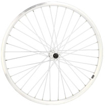 ROUE VTT 26" AR BLOCAGE JANTE ARGENT MACH1 ER10 MOY.MICHE V-BRAKE A VISSER 5/6/7V 36T