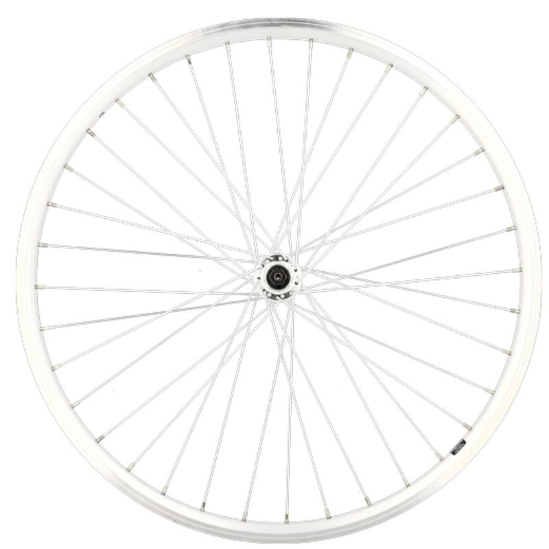 ROUE VTT 26" AV BLOCAGE JANTE ARGENT MACH1 ER10 MOY.MICHE MAGNUM V-BRAKE 36T