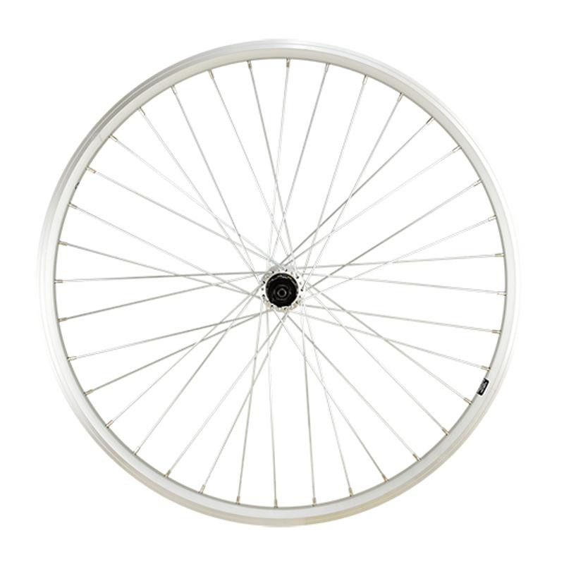 ROUE VTT 26" AR BLOCAGE K7 JANTE ARGENT MACH1 ER10 MOY.SHIM TX500 V-BRAKE 8/9/10V