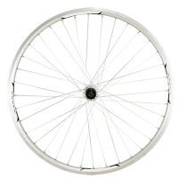 ROUE VTT 26" AR BLOCAGE K7 JANTE ARGENT MACH1 COMBO MOY.SHIM TX500 V-BRAKE 8/9/10V