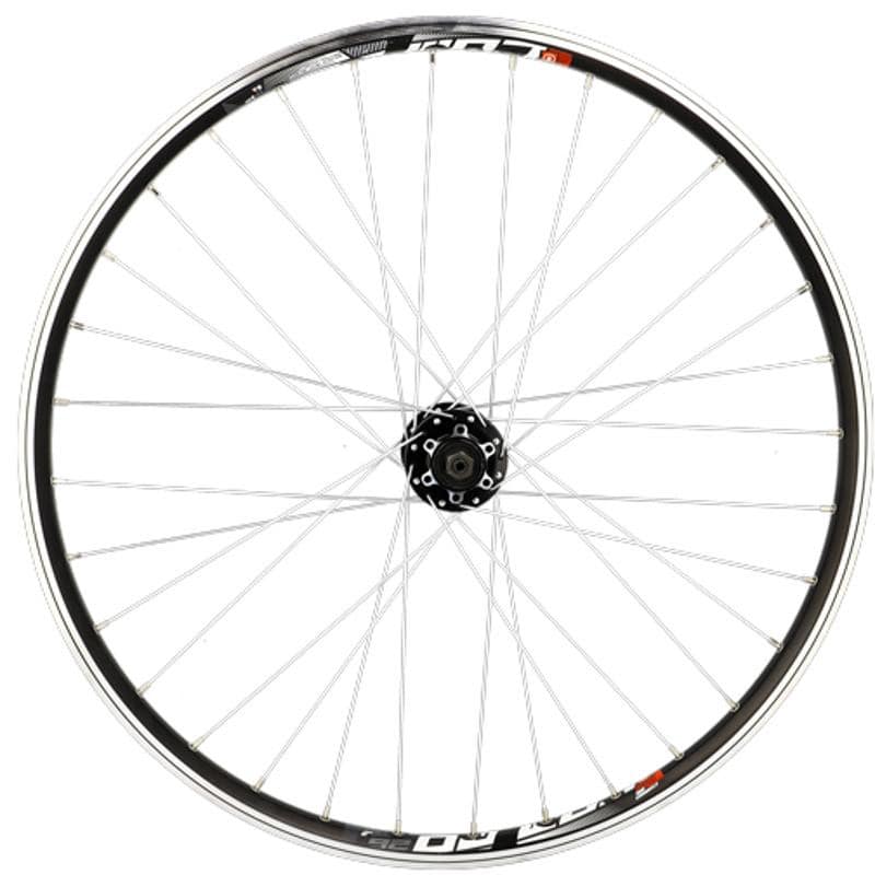 ROUE VTT 26" AV BLOCAGE JANTE NOIR MACH1 COMBO MOY.SHIMANO TX500 DISQUE