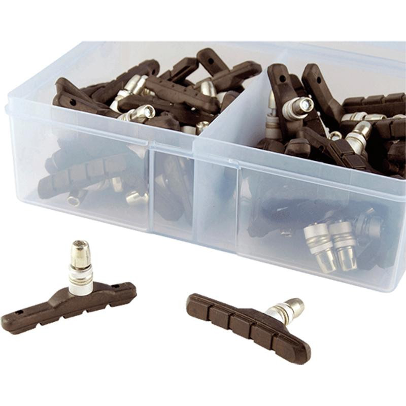 PORTE PATIN VTT OPTIMIZ A VIS V-BRAKE ASYMETRIQUE 72MM (BOITE DE 25 PAIRES)