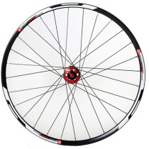ROUE VTT 29" AV BLOCAGE JANTE NOIR MACH1 NEO. MOY. SHIMANO M475 DISQUE 6T.