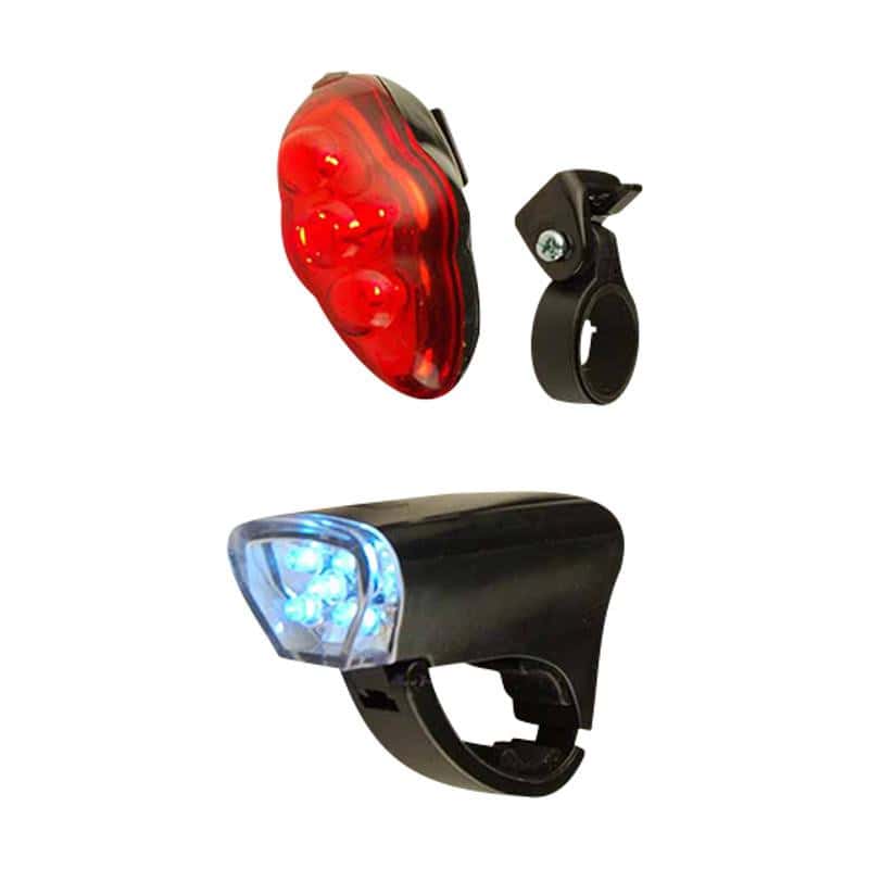 Éclairage De Vélo Avant OPTIMIZ à Piles - Fixation Sur Fourche - LED - Neuf Sous Blister