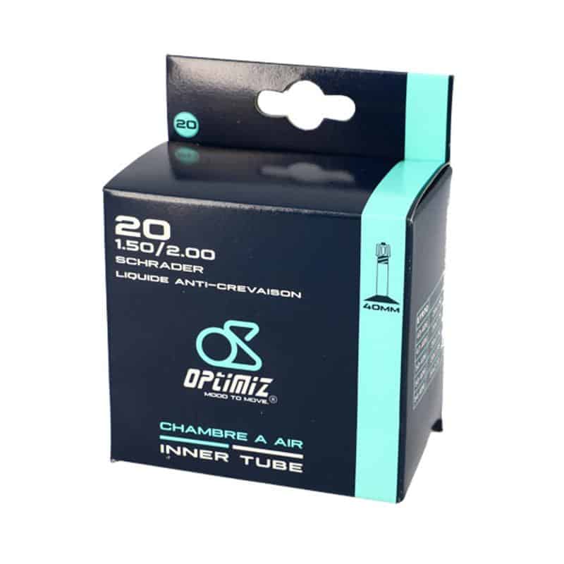 CHAMBRE AIR VTT 20X1.5/2.00 VS OPTIMIZ AVEC LIQUIDE ANTI-CREVAISON