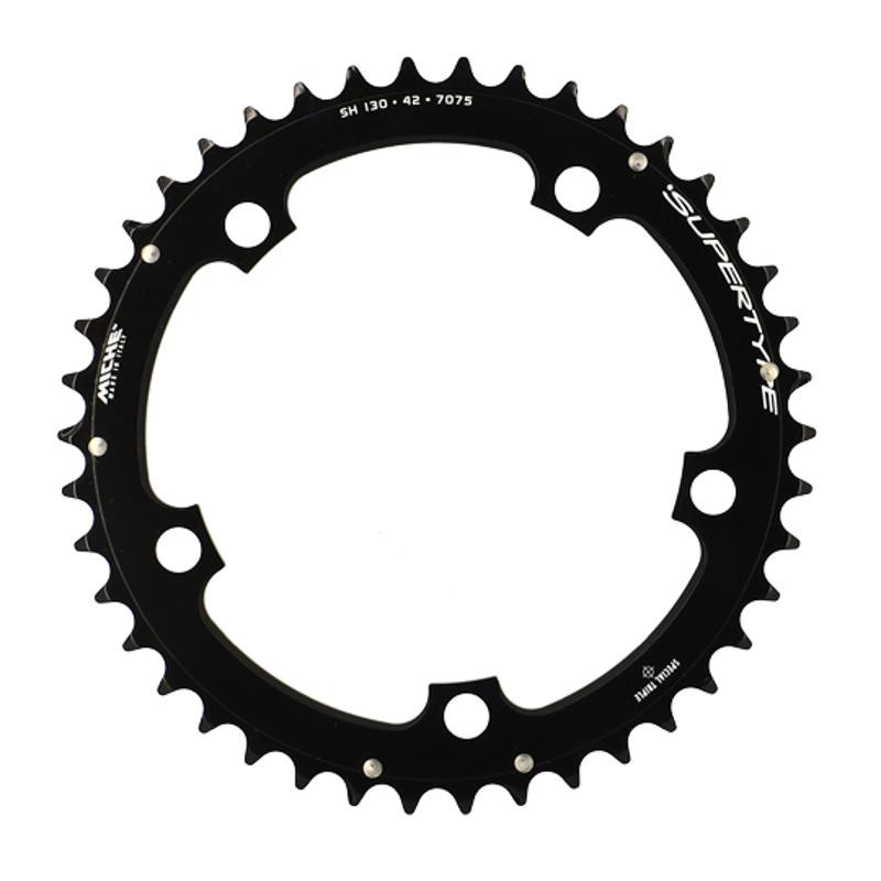 PLATEAU ROUTE DIAM 130 INTERM 42DTS NOIR MICHE 8/9/10V. 5 BRANCHES