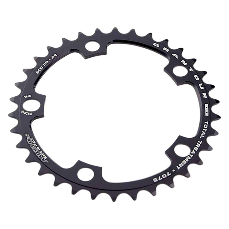 PLATEAU ROUTE DIAM 110 INTER 34DTS NOIR MICHE (TOUS MODELES) 10/9V. 5 BRANCHES