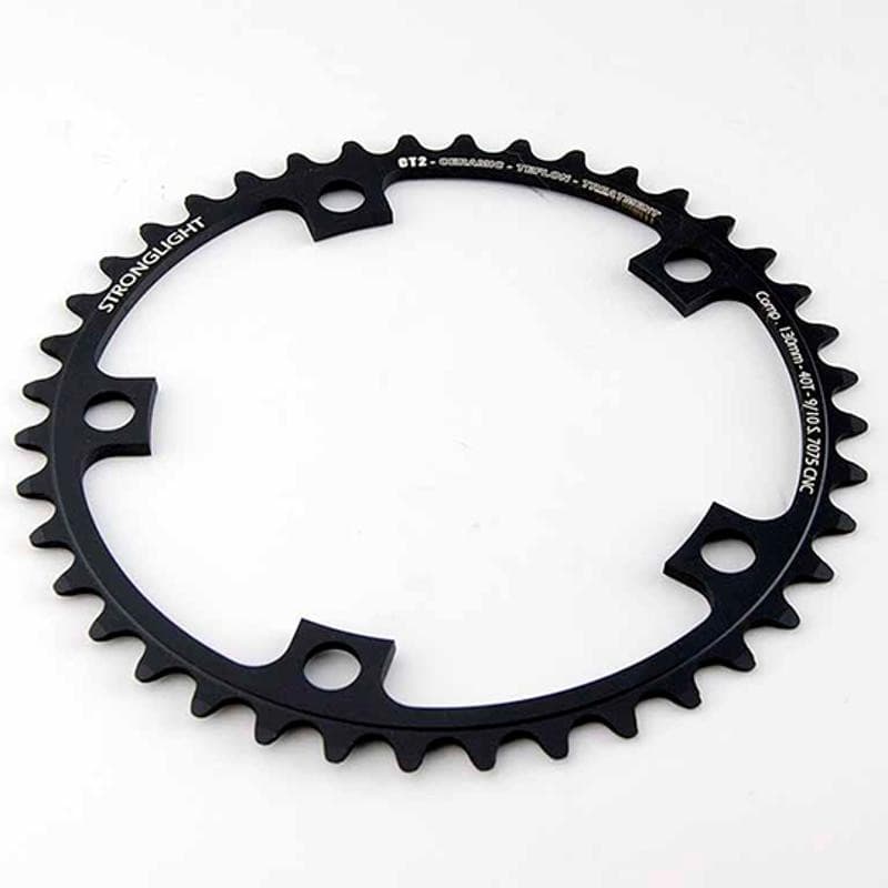 PLATEAU ROUTE DIAM 130 INTER 39DTS NOIR CT2 STRONG 11/10V. (TOUS MODELES) 5 BRANCHES
