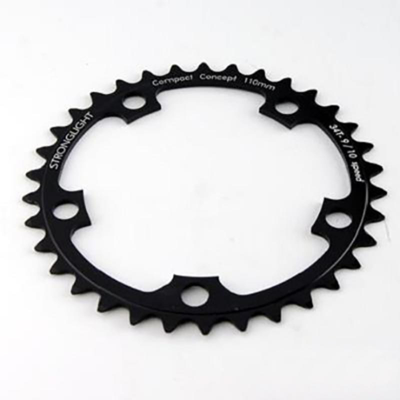 PLATEAU ROUTE DIAM 110 INTER 42DTS NOIR ALU 5083 STRONG 10/9V. 5 BRANCHES