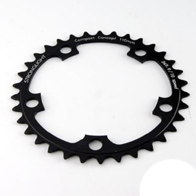 PLATEAU ROUTE DIAM 110 INTER 39DTS NOIR ALU 5083 STRONG 10/9V. 5 BRANCHES